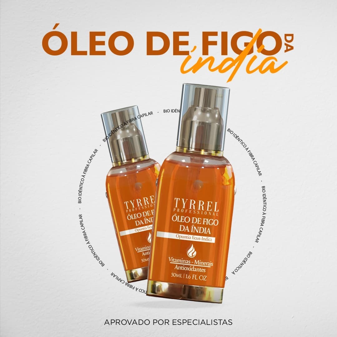 Óleo de Figo da Índia Tyrrel Professional 07ml Vitaminas e Minerais Antioxidantes