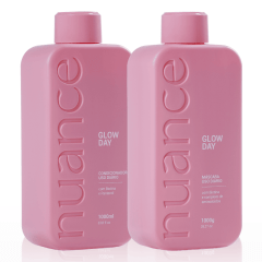 Glow Day  Fortalecimento Capilar - Linha Profissional Nuance (Máscara + Condicionador)