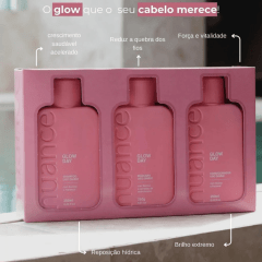 Kit Glow Day Hair Care Nuance Professional (Box com 3 Produtos)