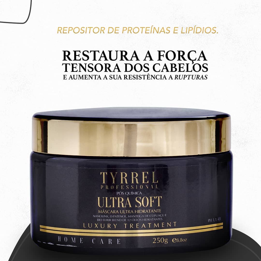 Kit Pós - Química Ultra Soft Tyrrel Linha Profissinal 