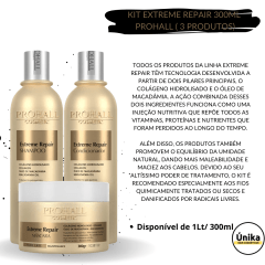 Kit Extreme Repair Prohall Shampoo 1L + Condicionador 1L
