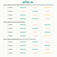 Let Me Be Kit Cronograma Capilar - Biorestore, Protein e Supreme