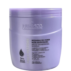 Máscara Nutrição Fiber Restore Restauração Time Reset 1Kg Nuance