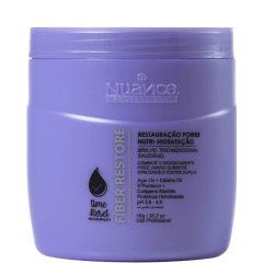 Máscara Nutrição Fiber Restore Restauração Time Reset 1Kg Nuance