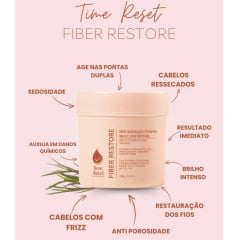 Máscara Nutrição Fiber Restore Restauração Time Reset 1Kg Nuance