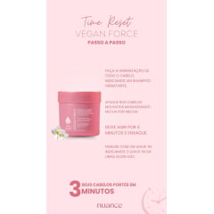 Máscara Vegan Force Time Reset 250g Nuance