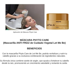 Máscara Phyto Anti Frizz Let Me Be 250g – Alinhamento e Controle do Frizz