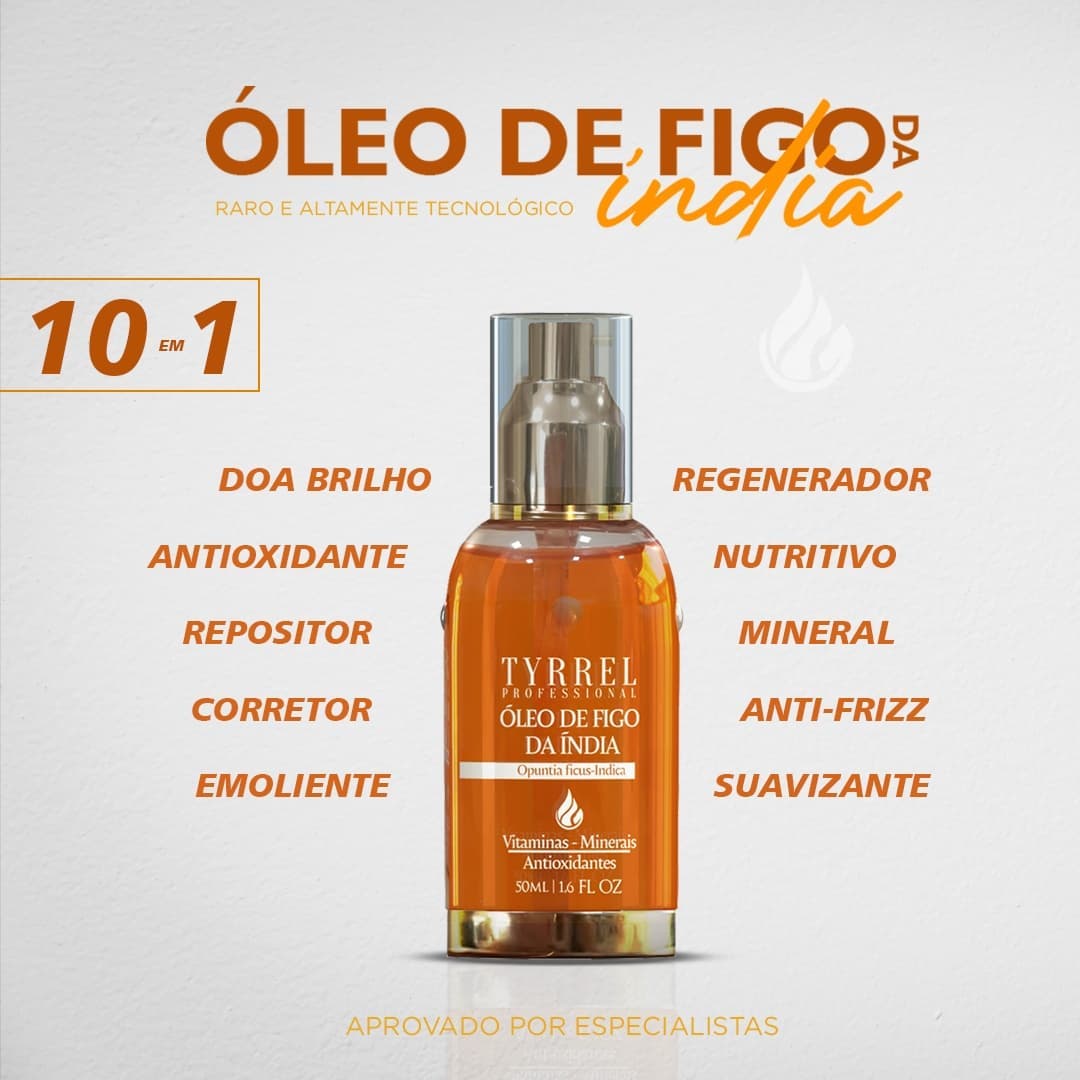 Óleo de Figo da Índia Tyrrel 50ml Vitaminas e Minerais Antioxidantes