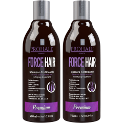 Prohall Kit Shampoo De Crescimento Capilar + Máscara Force Hair (2 produtos)