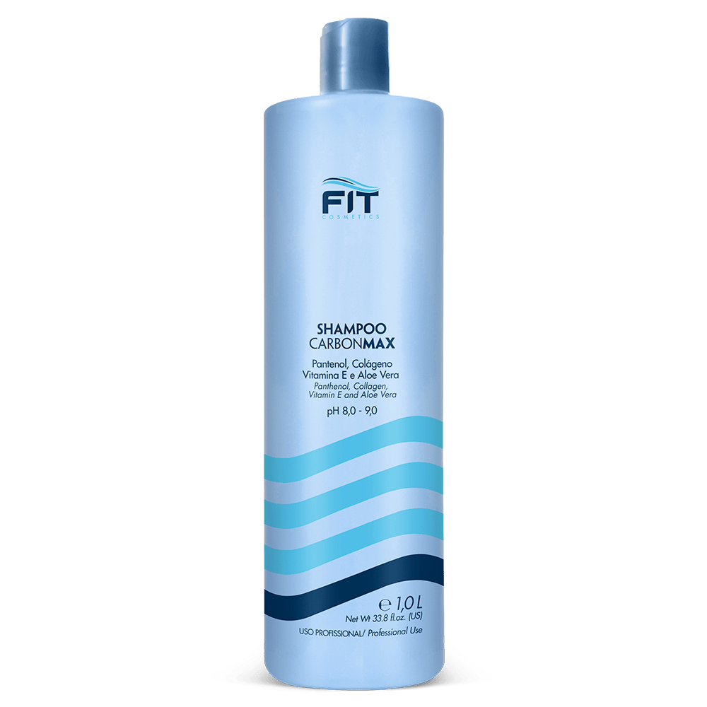 Shampoo CarbonMax Reconstrução Térmica 1L Fit Cosméticos