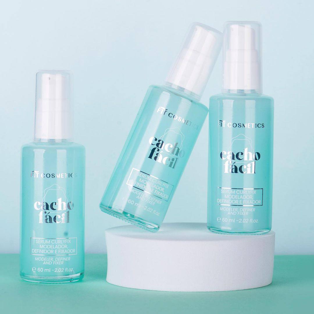 Fit Cosmétics Sérum fixador Curlyfix 60ml - Únika Hair Cosméticos
