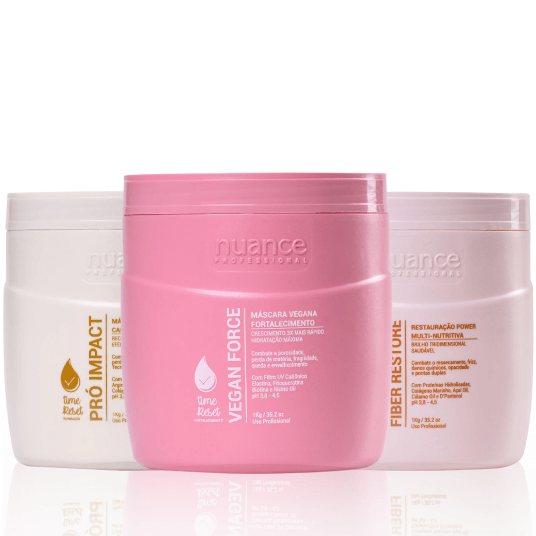 Kit Cronograma Capilar Time Reset 1kg Nuance