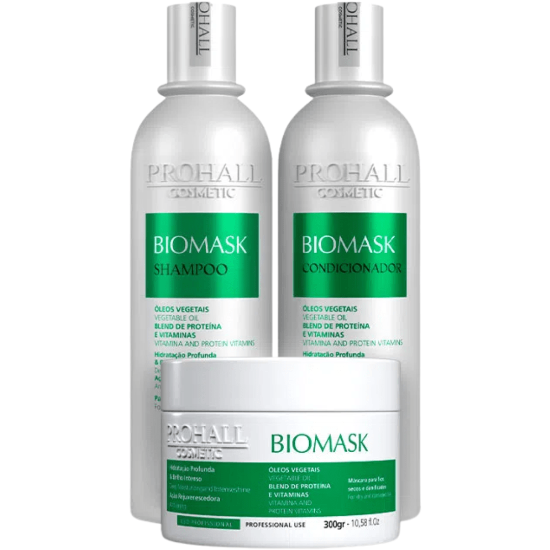 Kit Ultra Hidratante Biomask Máscara 300g (3 Produtos)