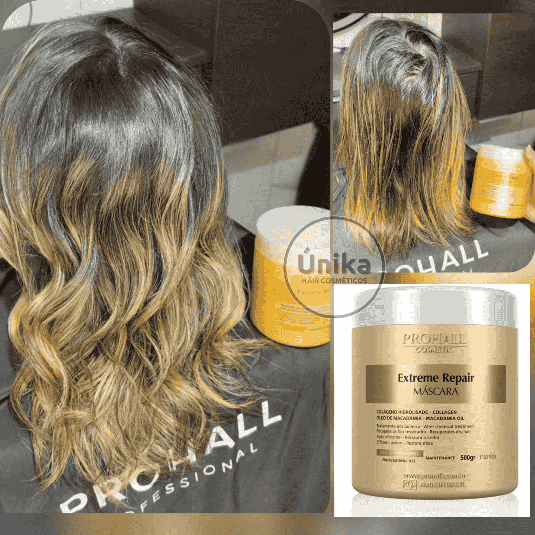 Máscara Extreme Repair 300g Prohall - Únika Hair Cosméticos
