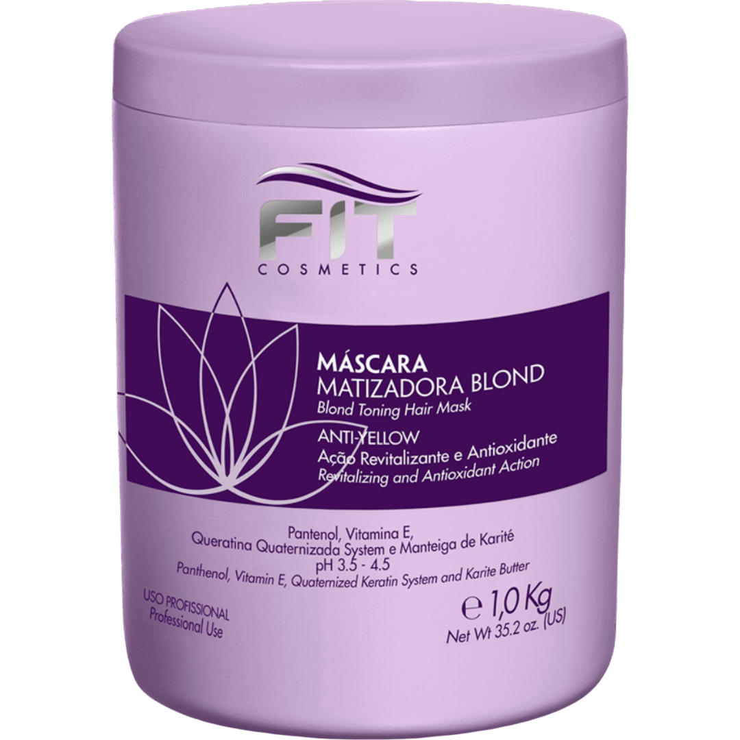 Máscara Silver Matizadora Blond 1kg Fit Cosmétics