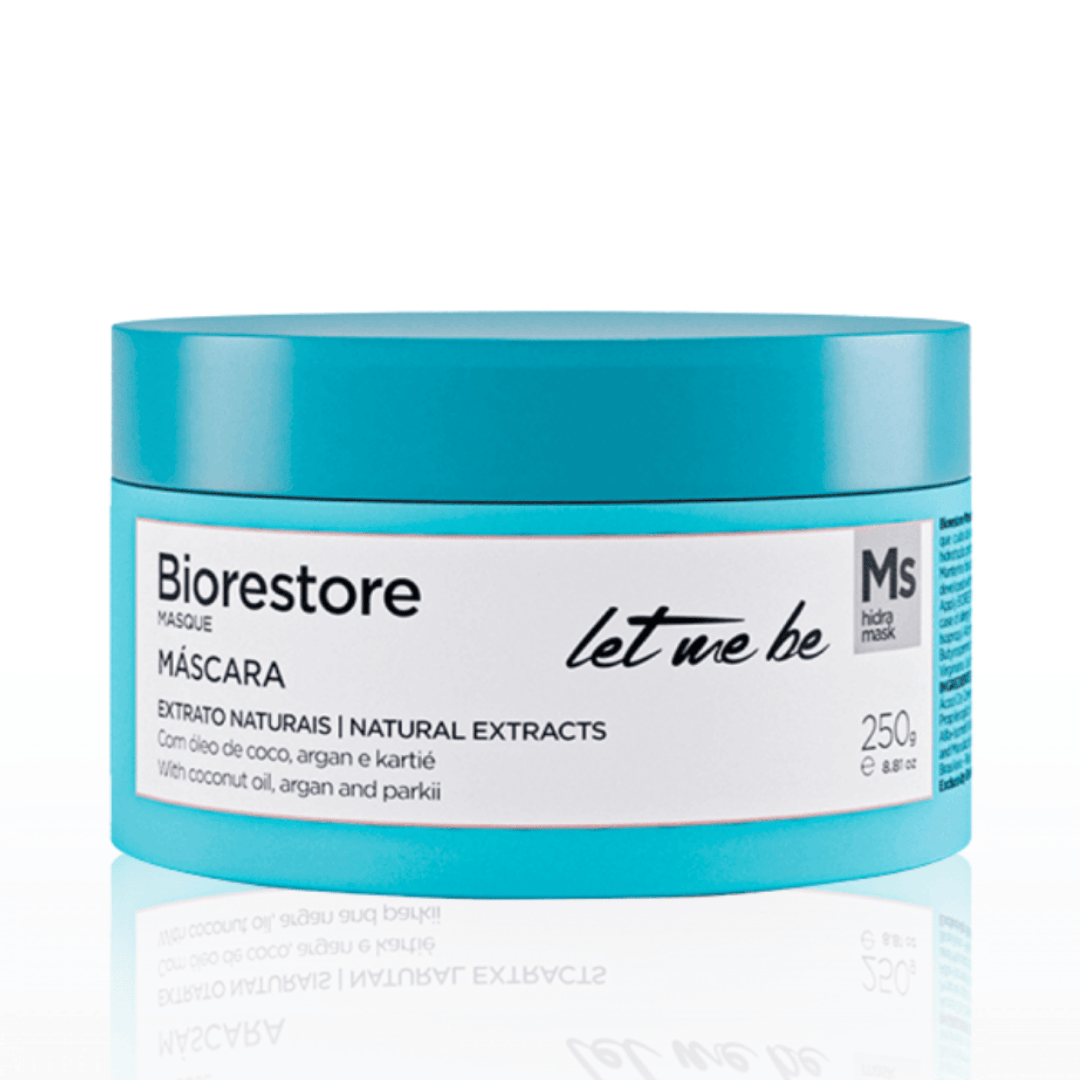 Máscara Biorestore Let Me Be 250g – Hidratação e Recuperação Intensiva Home Care