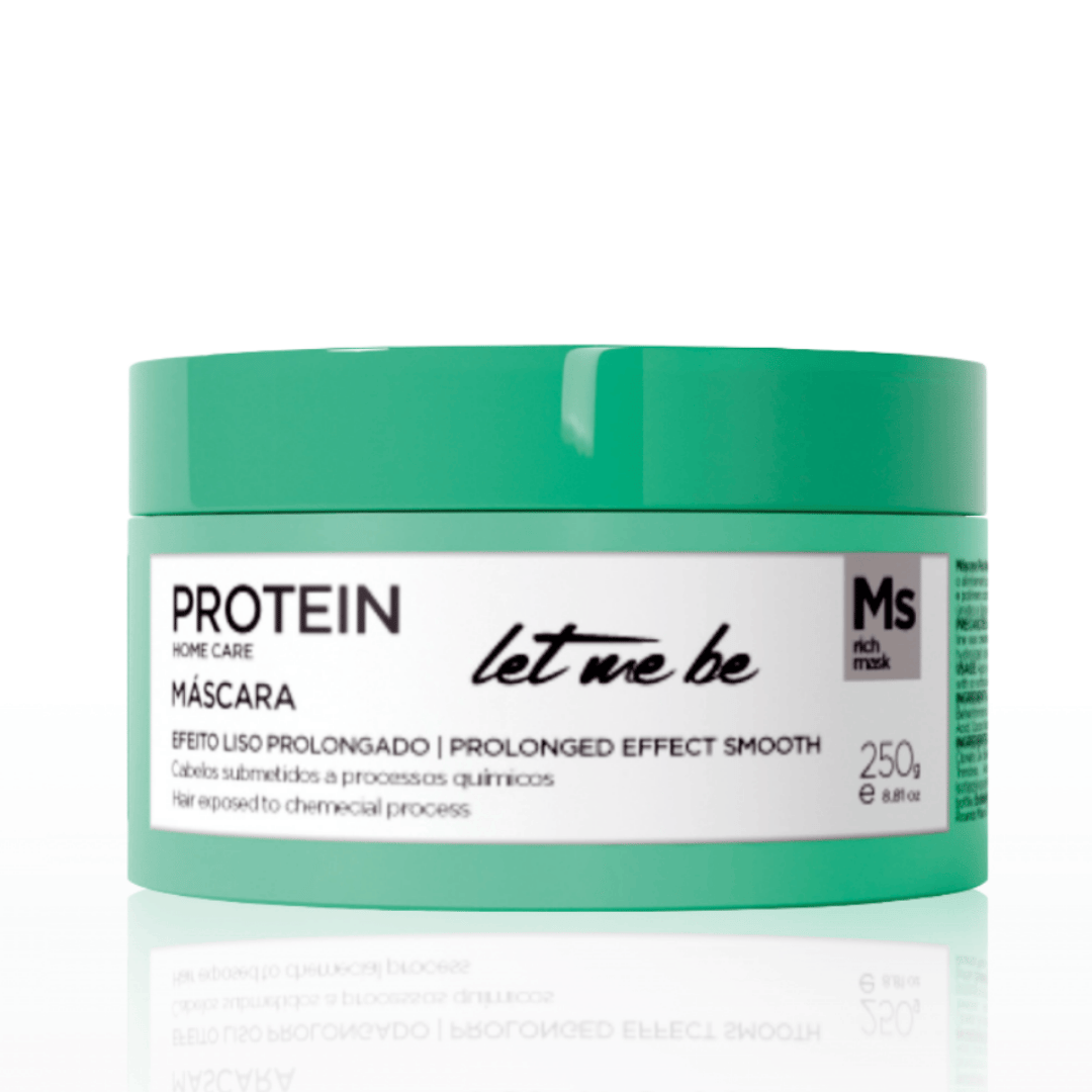Máscara Protein Let Me Be 250g – Reconstrução e Manutenção Pós-Química