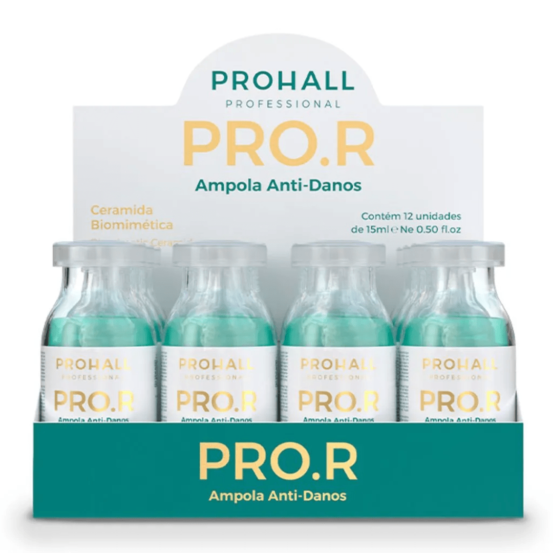 Prohall Box de Ampolas Reconstrução Intensa PRO.R 15ml - 12 unidades